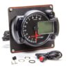 LONGACRE Tach 4in Data Logging Blk w/Blk Alum Panel 52-44479