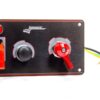 LONGACRE Ignition Panel Black w/Batt Disconnect 52-44871