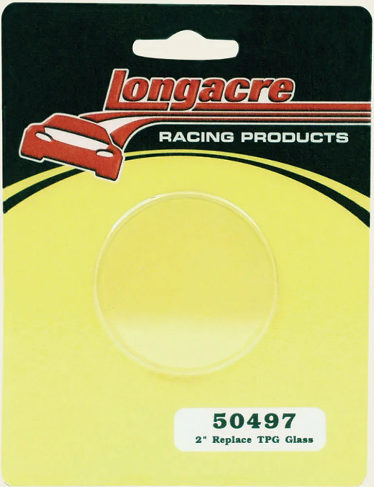 LONGACRE Replacement Glass for 2in. Tire Gauge 52-50497
