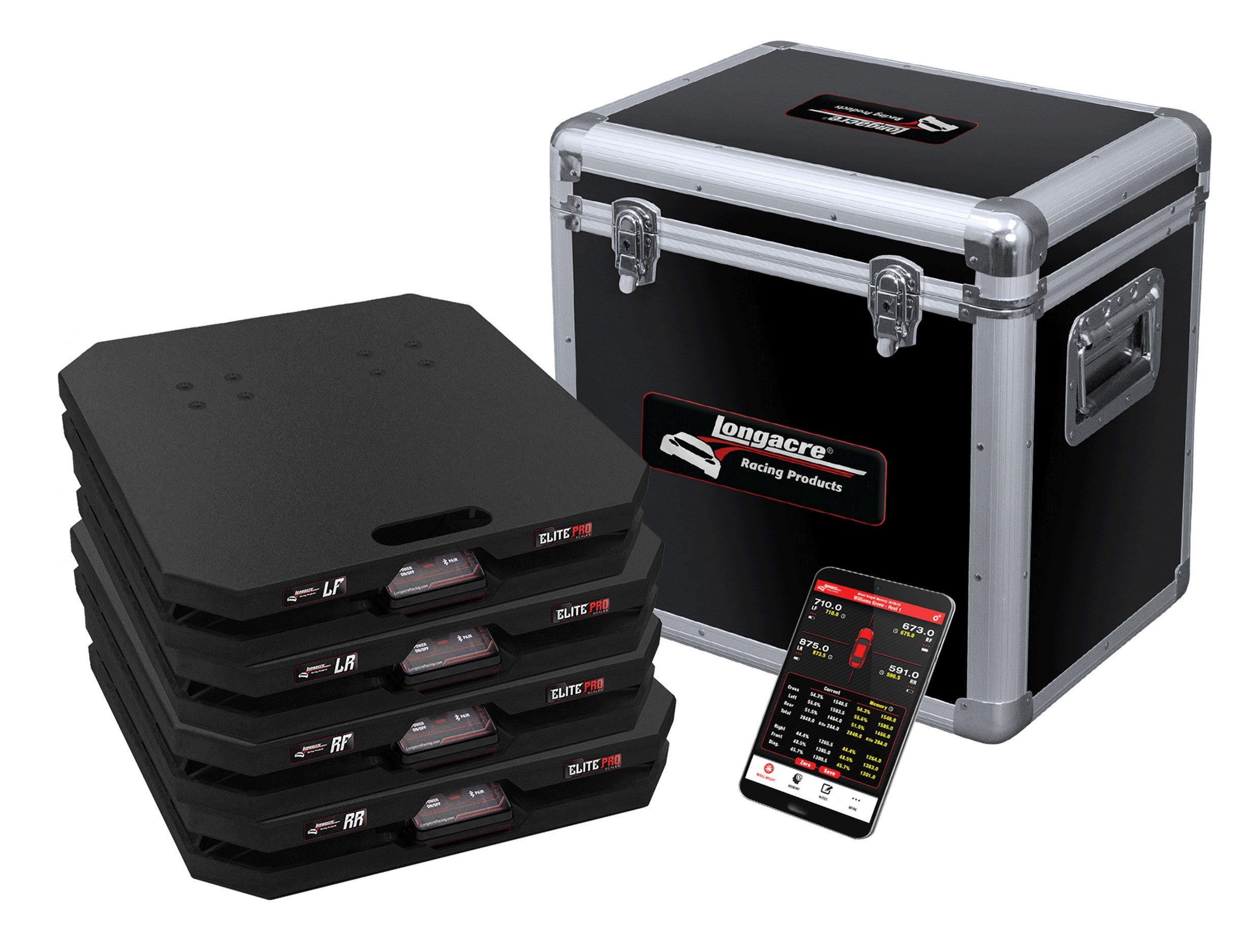 LONGACRE Scale Set Elite Wireless 15in Pads 1800lbs 52-82726