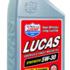 LUCAS OIL Synthetic 5w30 Oil Case 6x1 Quart Dexos 10049