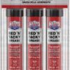 LUCAS OIL Red N Tacky Grease 3 x 3oz Pack LUC10318