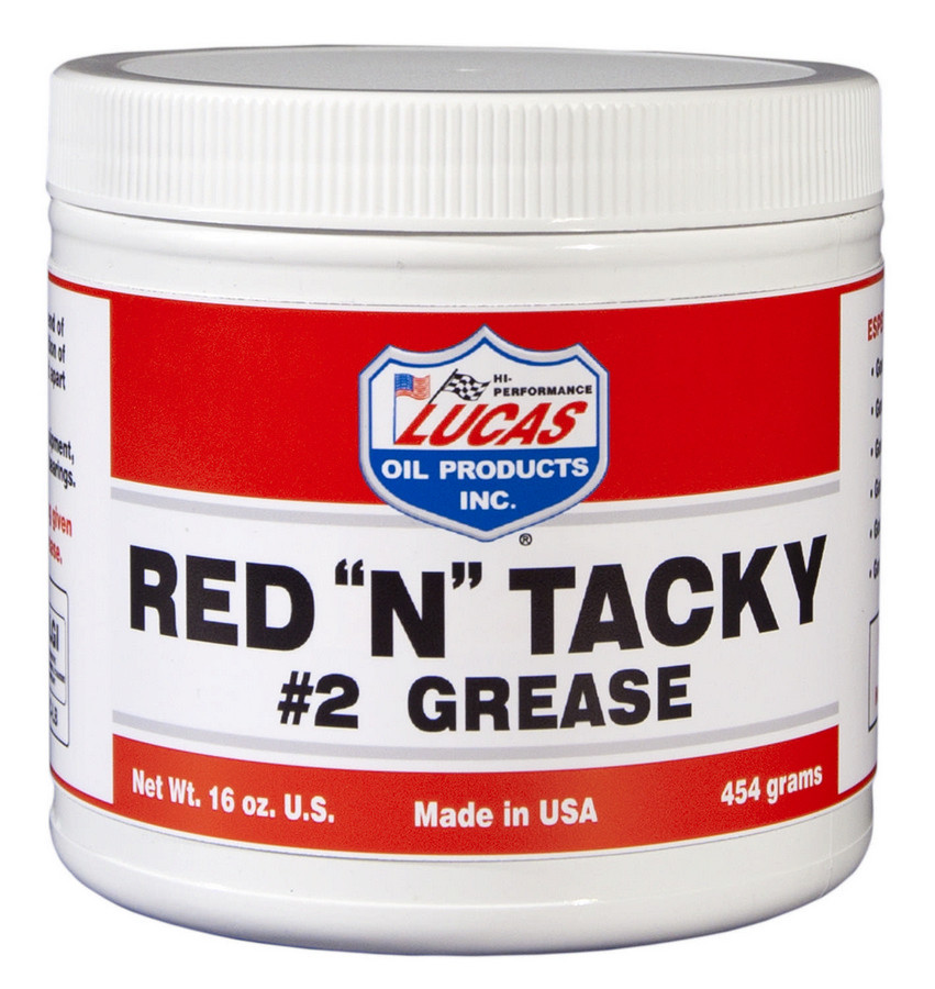 LUCAS OIL Red N Tacky Grease 1lb Tub LUC10574