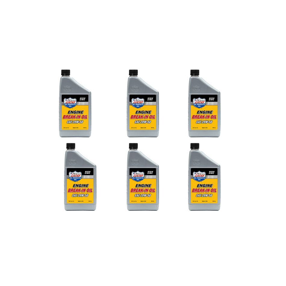 LUCAS OIL SAE 5w20 Break-In Oil Case 6 x 1 Quart 11033