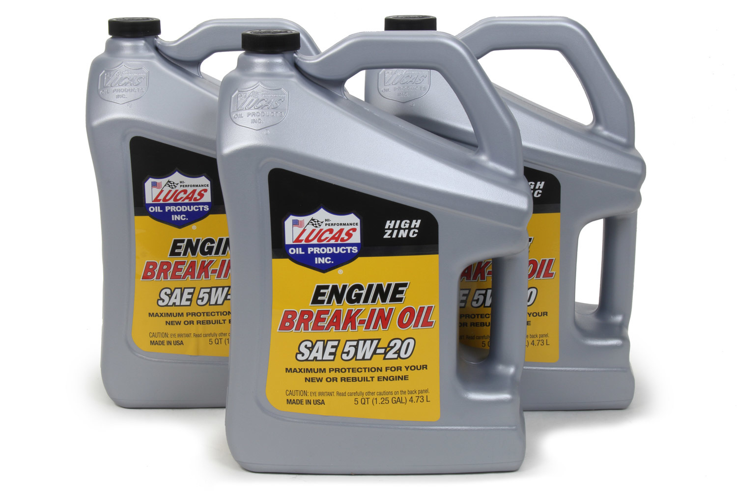 LUCAS OIL SAE 5w20 Break-In Oil Case 3 x 5 Quart 11034