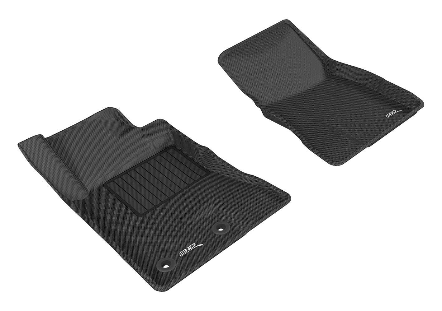 3D MAXPIDER Ford Mustang 15- Kagu Floor Liner 1st Row Blk L1FR08511509