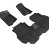 3D MAXPIDER Jeep Gladiator 20-  Kagu Floor Liner 1&2 Rows Blk L1JP02201509