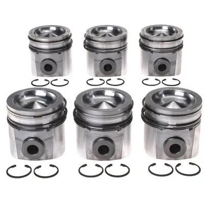 MAHLE ORIGINAL/CLEVITE Piston Set w/Rings Dodge 5.9L Cummins 6pk 2243673WR