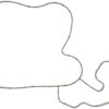 MAHLE ORIGINAL/CLEVITE Water Pump Gasket 14-22 Hemi 6.4L K33718