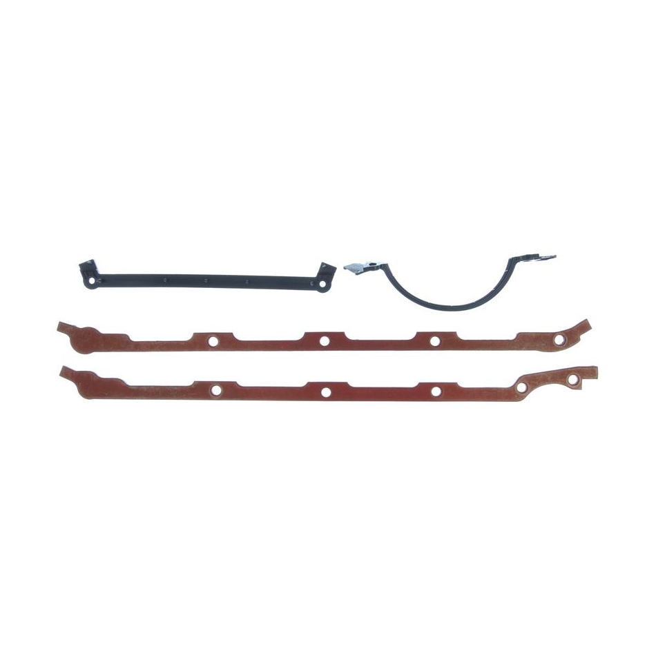 MAHLE ORIGINAL/CLEVITE Oil Pan Gasket Set - BBC Gen-4 Notched Side Rail OS32513