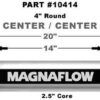 MAGNAFLOW PERF EXHAUST Stainless Steel Muffler 10414