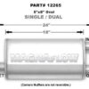 MAGNAFLOW PERF EXHAUST Stainless Steel Muffler 12265