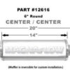 MAGNAFLOW PERF EXHAUST Stainless Steel Muffler 12616