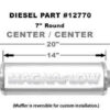 MAGNAFLOW PERF EXHAUST Stainless Steel Muffler 12770
