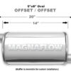 MAGNAFLOW PERF EXHAUST Stainless Muffler 3in Offset In/Offset Out 14239