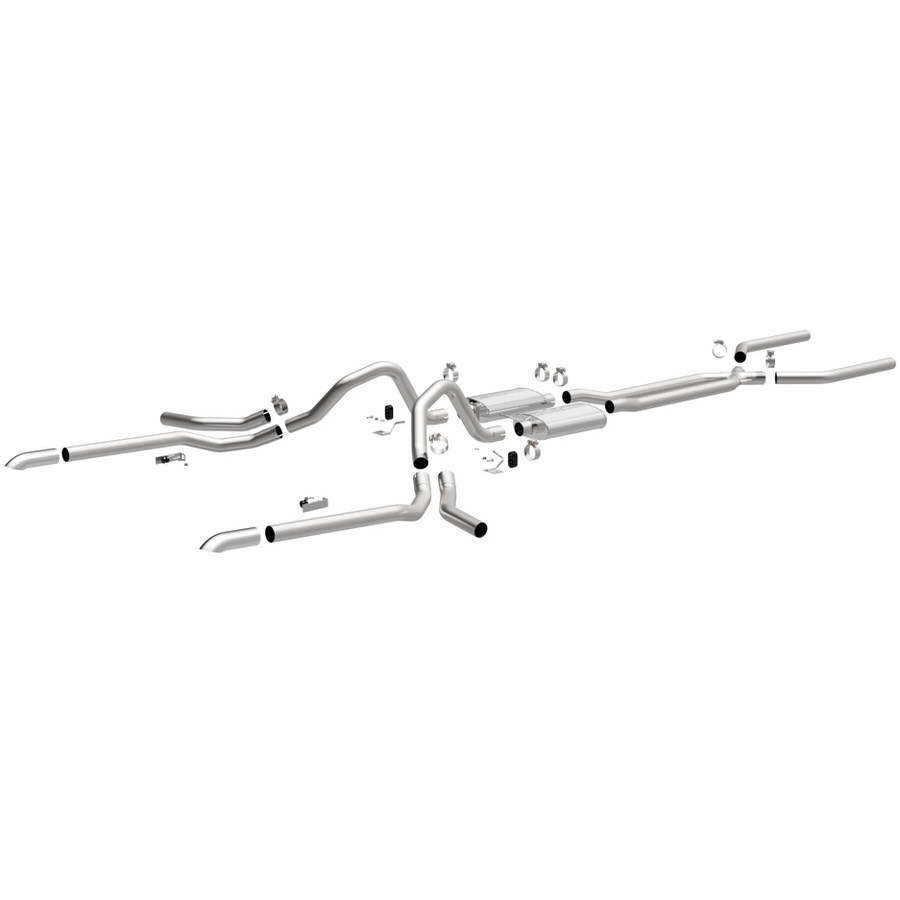 MAGNAFLOW PERF EXHAUST 65-69 Crossmember Back Exhaust System 2.5in 15165
