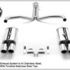MAGNAFLOW PERF EXHAUST 86-91 Corvette 5.7L Cat Back Kit 15658