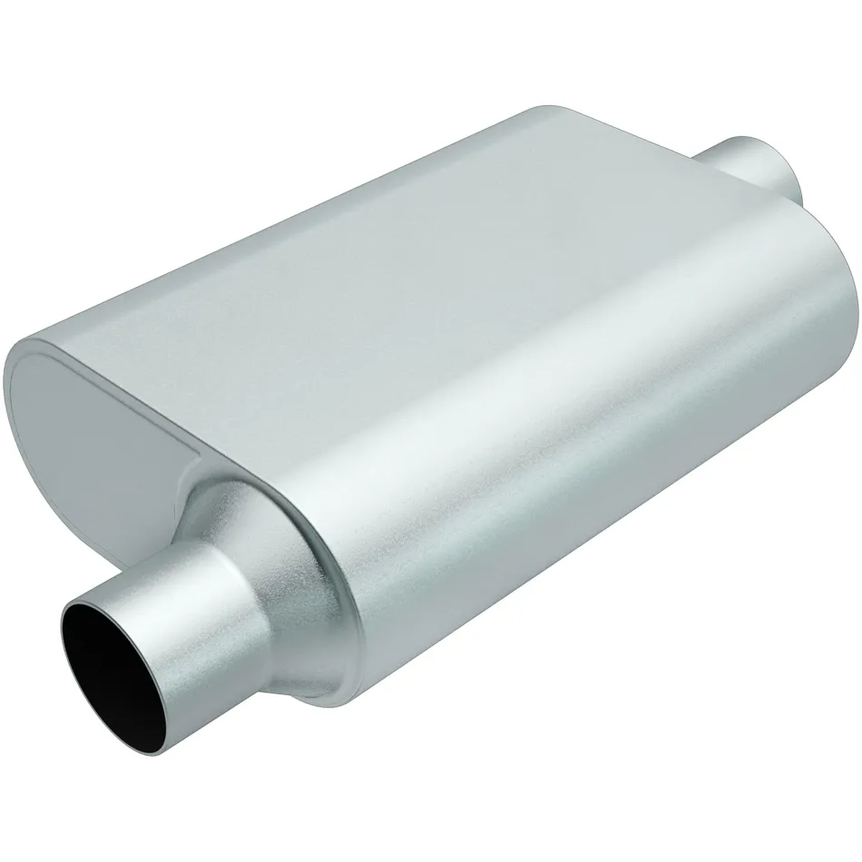 MAGNAFLOW PERF EXHAUST Rumble Aluminizd Muffler 3in Offset In/Center Out R23041