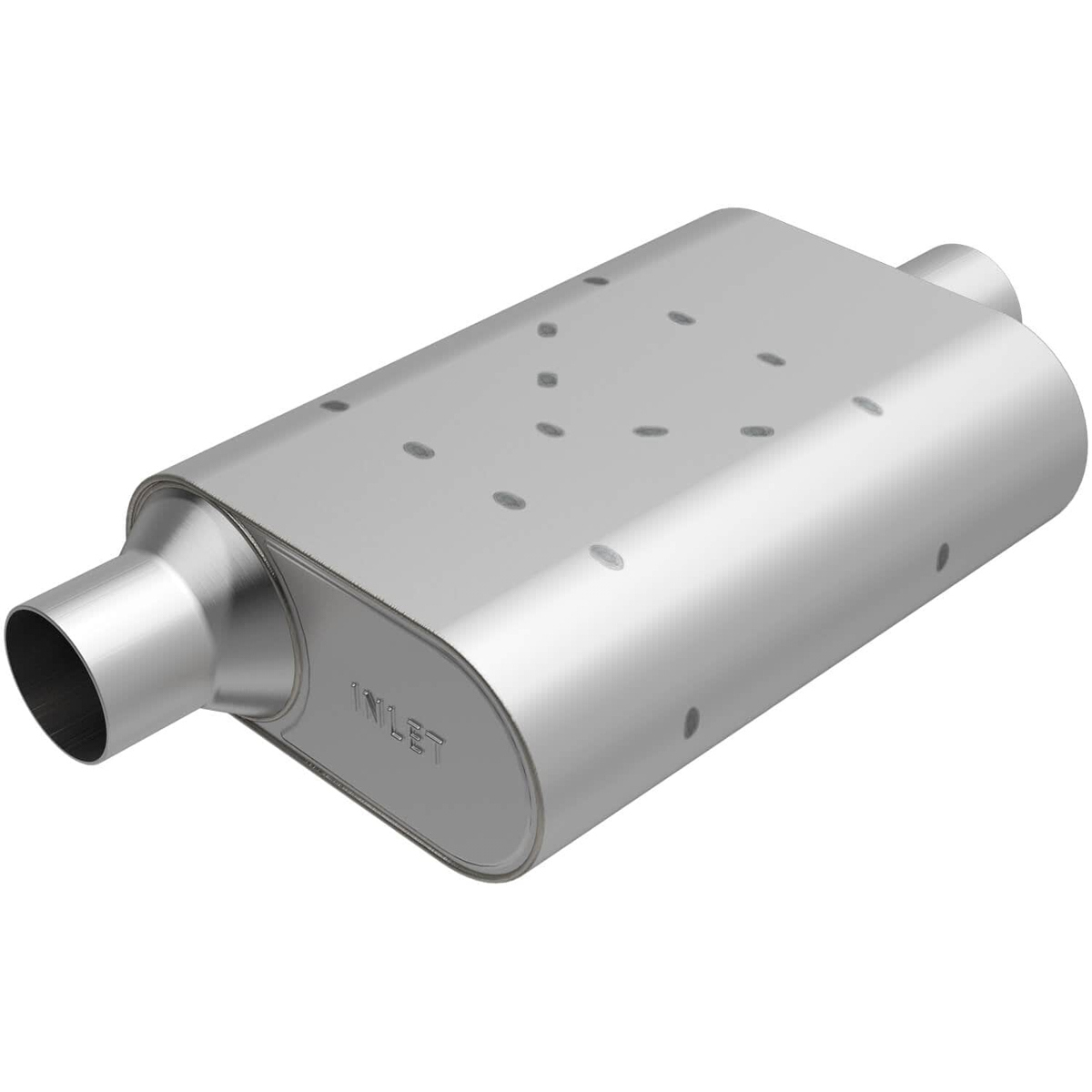 MAGNAFLOW PERF EXHAUST Rumble Stainless Muffler 3in Offset/Center R33041