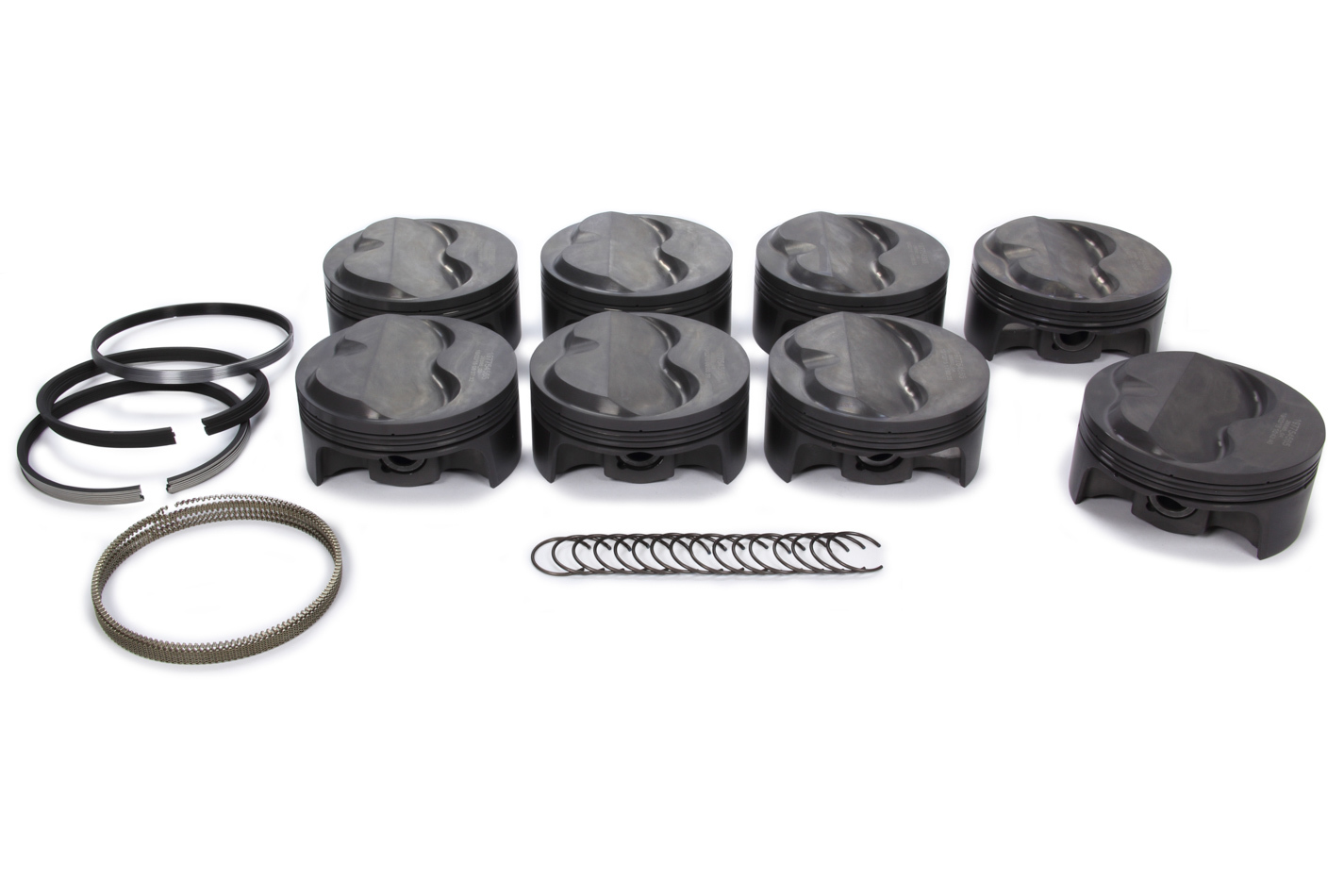 MAHLE PISTONS SBC PowerPak Domed Piston Set 4.165 Bore 197754565