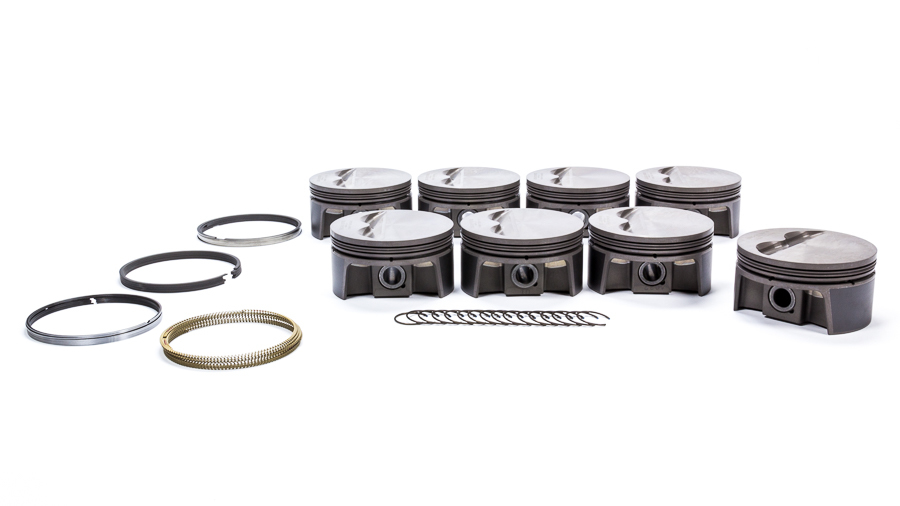 MAHLE PISTONS SBC PowerPak F/T Piston Set 4.030 Bore 930200130