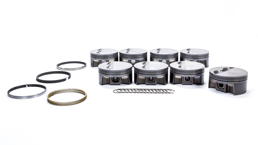 MAHLE PISTONS SBC PowerPak F/T Piston Set 4.030 Bore 930200330