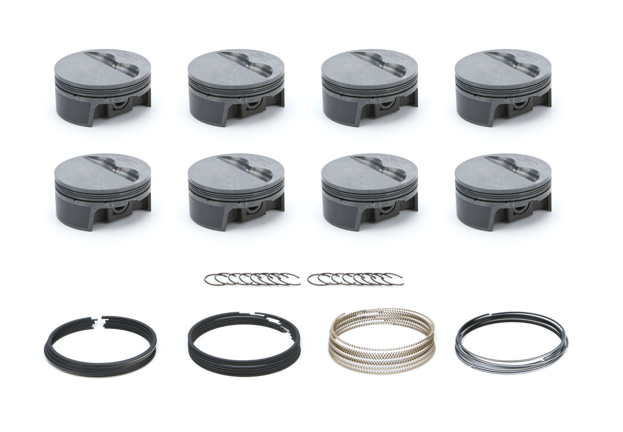 MAHLE PISTONS SBC FT PowerPak Piston Set 4.165 Bore -5.0cc 930200765