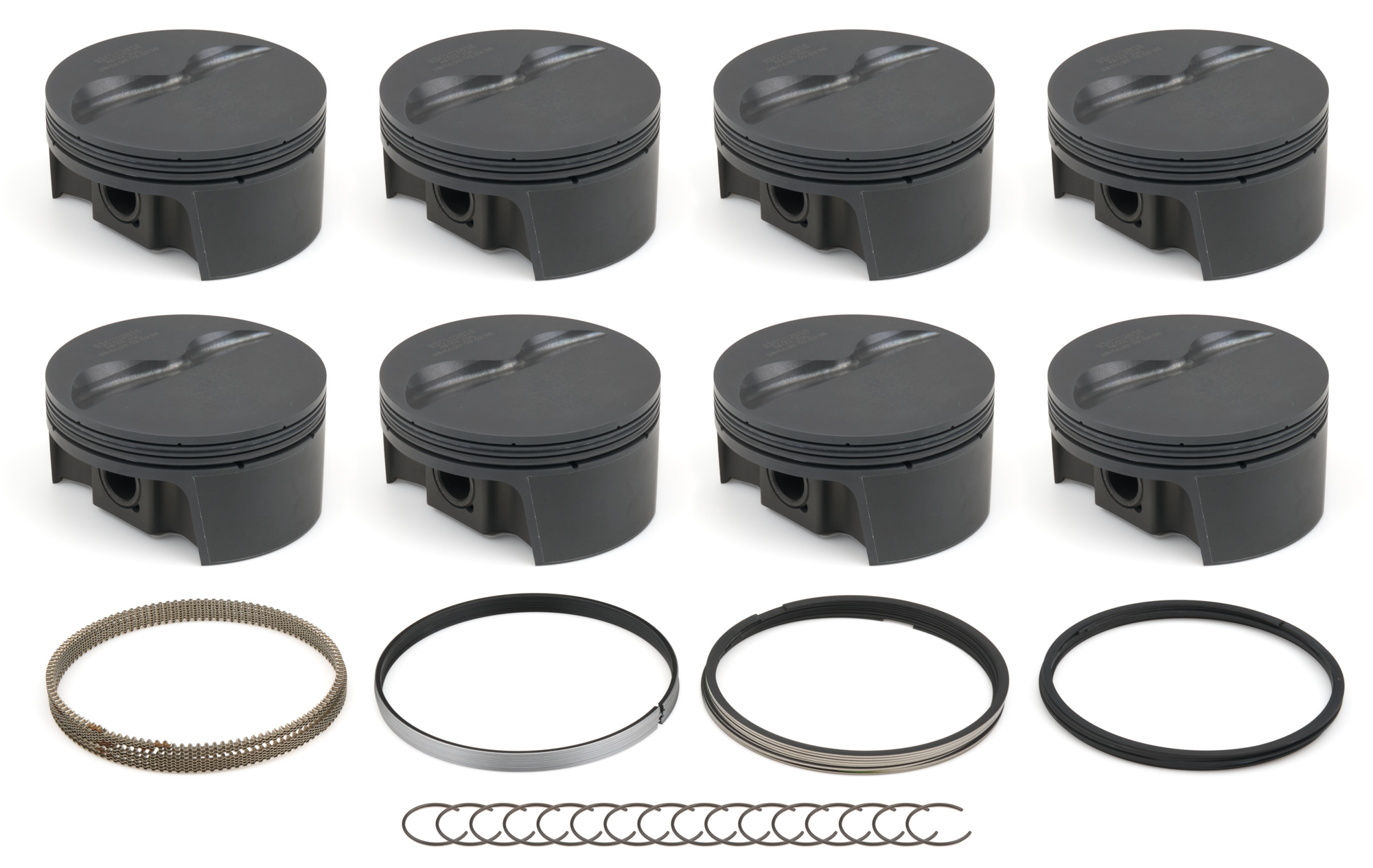 MAHLE PISTONS SBC FT PowerPak Piston Set 4.035 Bore -4.1cc 930202635