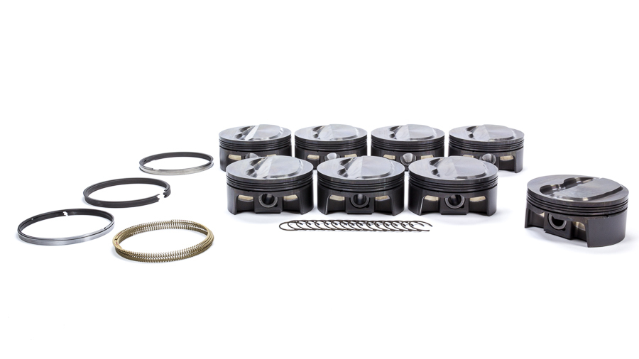 MAHLE PISTONS SBC PowerPak Domed Piston Set 4.155 Bore 930212555