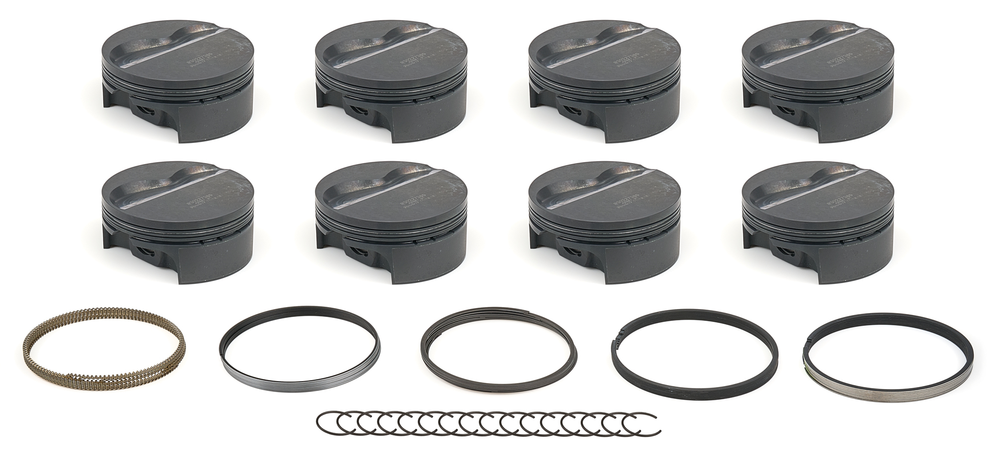 MAHLE PISTONS LS FT PowerPak Piston Set 4.185 Bore -5.8cc 930227385