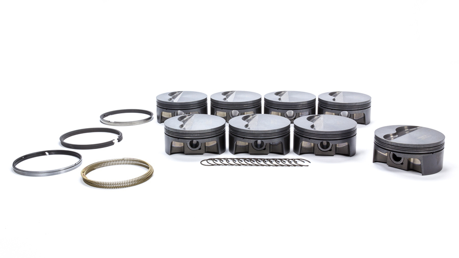 MAHLE PISTONS SBF Flat Top Piston Set 4.045 Bore -6.5cc 930244745