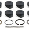 MAHLE PISTONS BBF FT PowerPak Piston Set 4.440 Bore -3.3cc 930261640