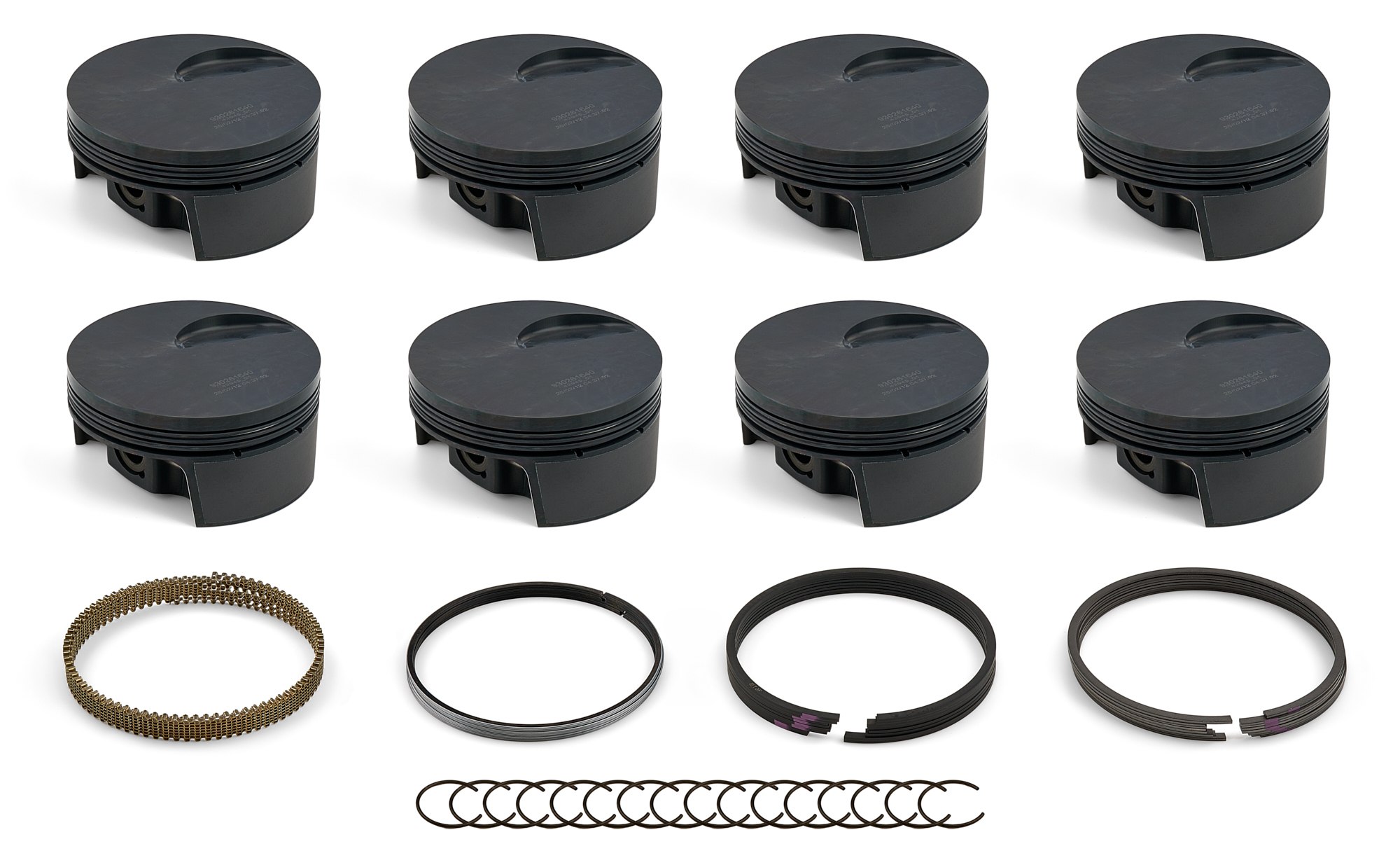 MAHLE PISTONS BBF FT PowerPak Piston Set 4.440 Bore -3.3cc 930261640