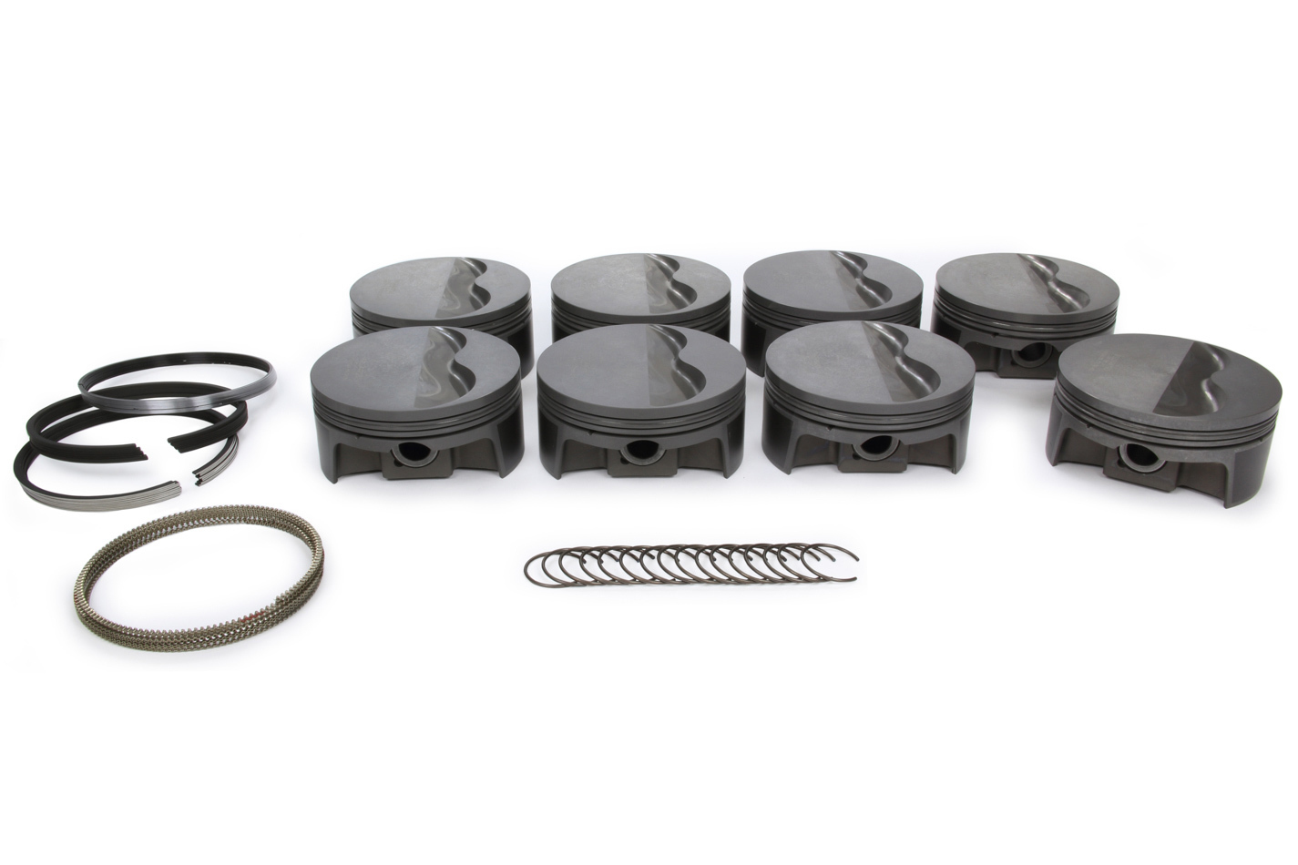 MAHLE PISTONS BB Pontiac PowerPak Piston Set 4.185 Bore 930275085
