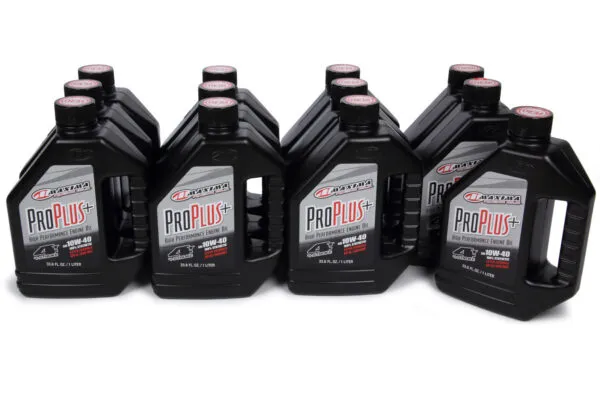 Pro Track Racing Oil MAXIMA RACING OILS Pro Plus+ 10w40 Syntheti c Case 12 x 1 Liter 30-02901