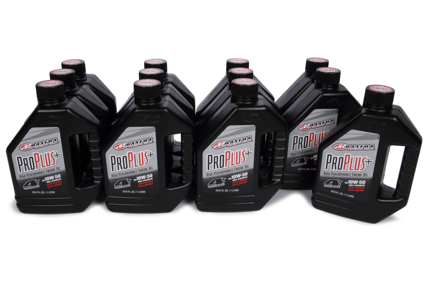 MAXIMA RACING OILS Pro Plus+ 10w50 Syntheti c Case 12 x 1 Liter 30-19901