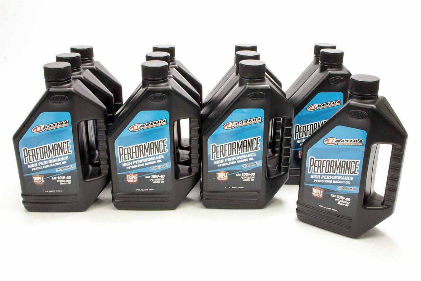 MAXIMA RACING OILS 10w40 Petroleum Oil Case 12x1 Quart Performance 39-34901