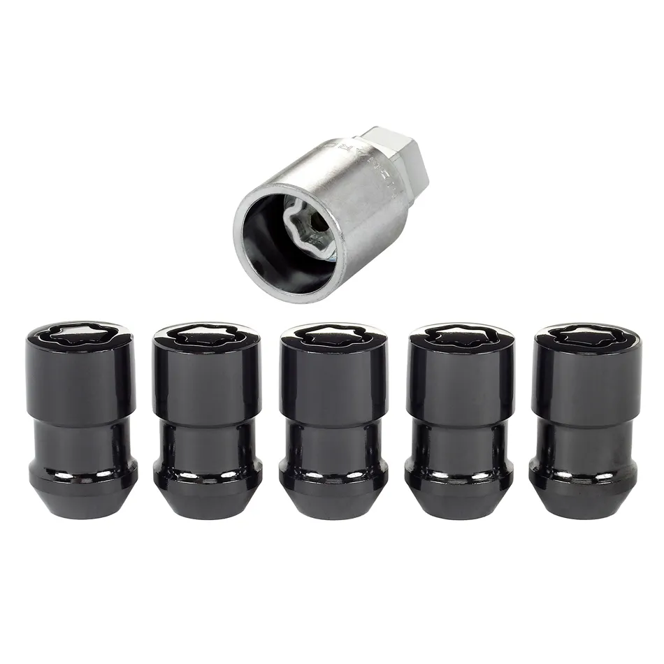 MCGARD Wheel Locks 5Pcs. 97-19 Jeep JK/TJ 1/2-20 Black 24548