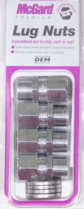 MCGARD LUG NUT 7/16 PRO-STOCK OPEN END (4) 60128
