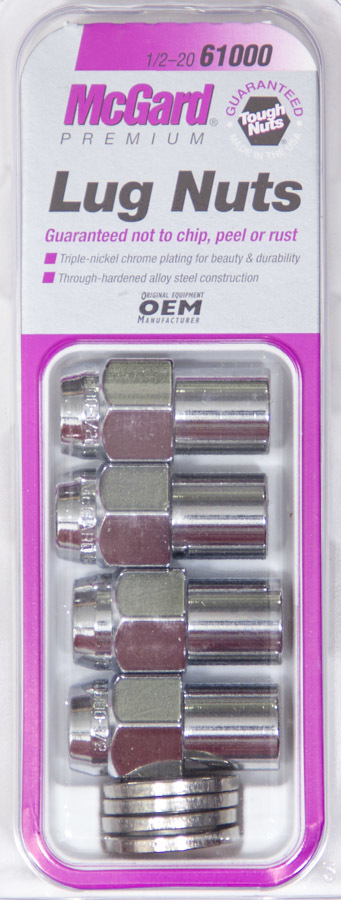MCGARD LUG NUT 1/2 STD SHANK (4) 61000