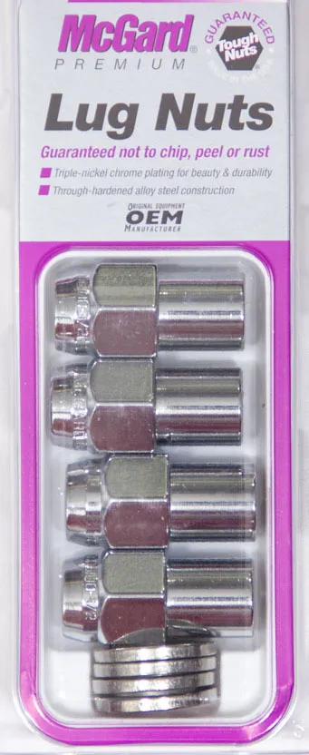 MCGARD LUG NUT 7/16 STD SHANK (4) 61001