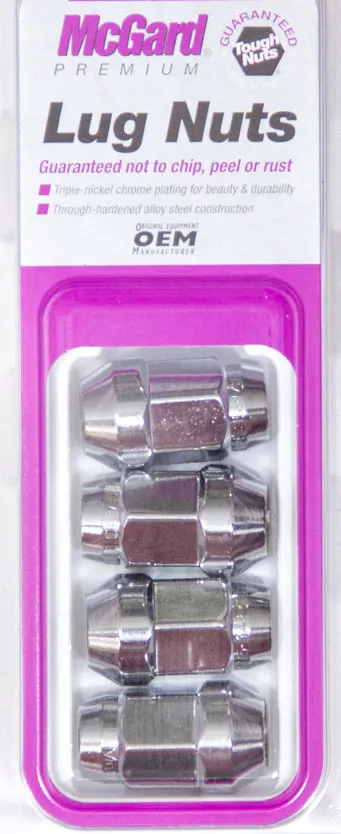 MCGARD LUG NUT 7/16 BULGE CONICAL SEAT (4) 64011