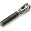 MEZIERE 1/4in-28 Threaded Clevis 1/8in Slot - 3/16in Bolt TC1428