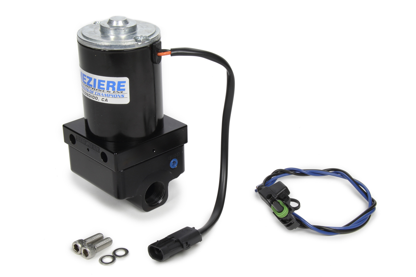 MEZIERE Inline Electric W/P - w/ 3/4npt Ports - Black WP136SI
