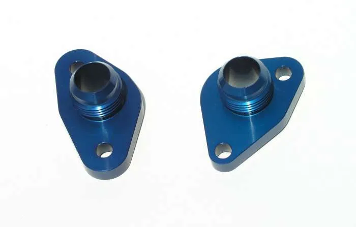 MEZIERE SBF #12 Water Pump Port Adapters - Blue (2pk) WP8312ANB