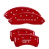 MGP CALIPER COVER 05-10 Mustang Caliper Covers Red 10197SMG2RD