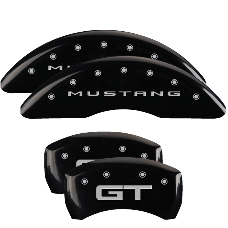 MGP CALIPER COVER 15- Mustang Caliper Covers Black 10200S2MGBK