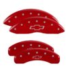 MGP CALIPER COVER 14-   Silverado 1500 Caliper Covers Red 14005SBOWRD