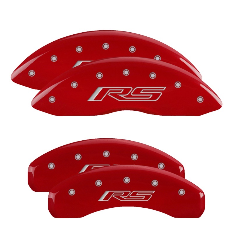 MGP CALIPER COVER 10- Camaro Caliper Covers Red 14033SRS5RD