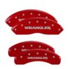 MGP CALIPER COVER 07-   Wrangler Caliper Covers Red 42007SWRGRD